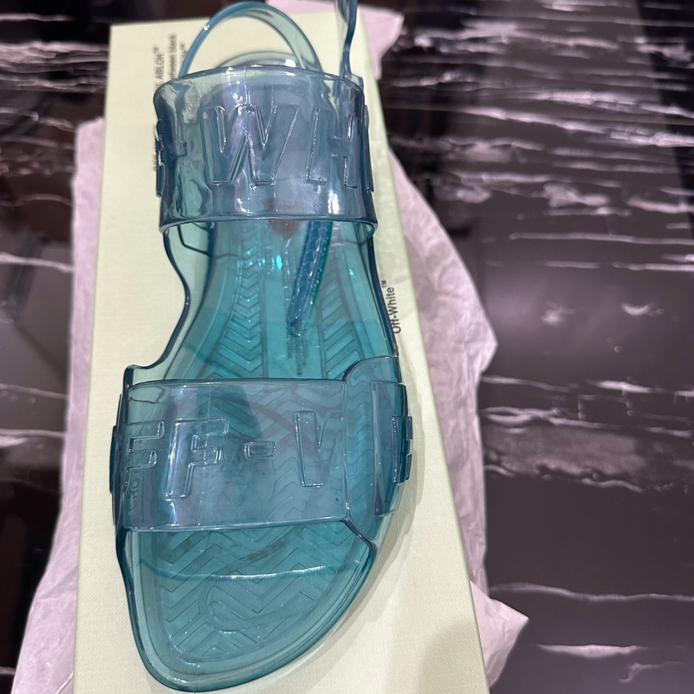 Off white Jelly/rubber sandals ( Virgil Abloh )